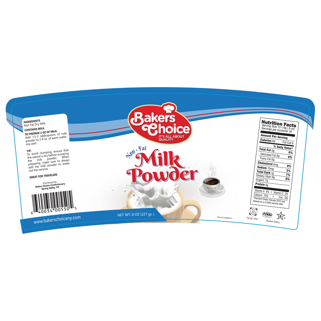 Milk Powder  Bakers Choice - Premium Kosher Baking Ingredients