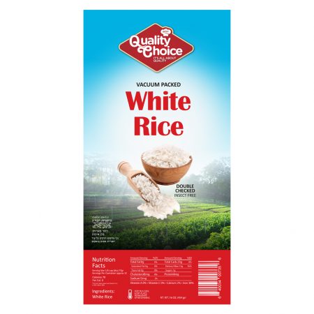 White Rice Label Label White Rice | Bakers Choice - Premium Kosher Baking Ingredients